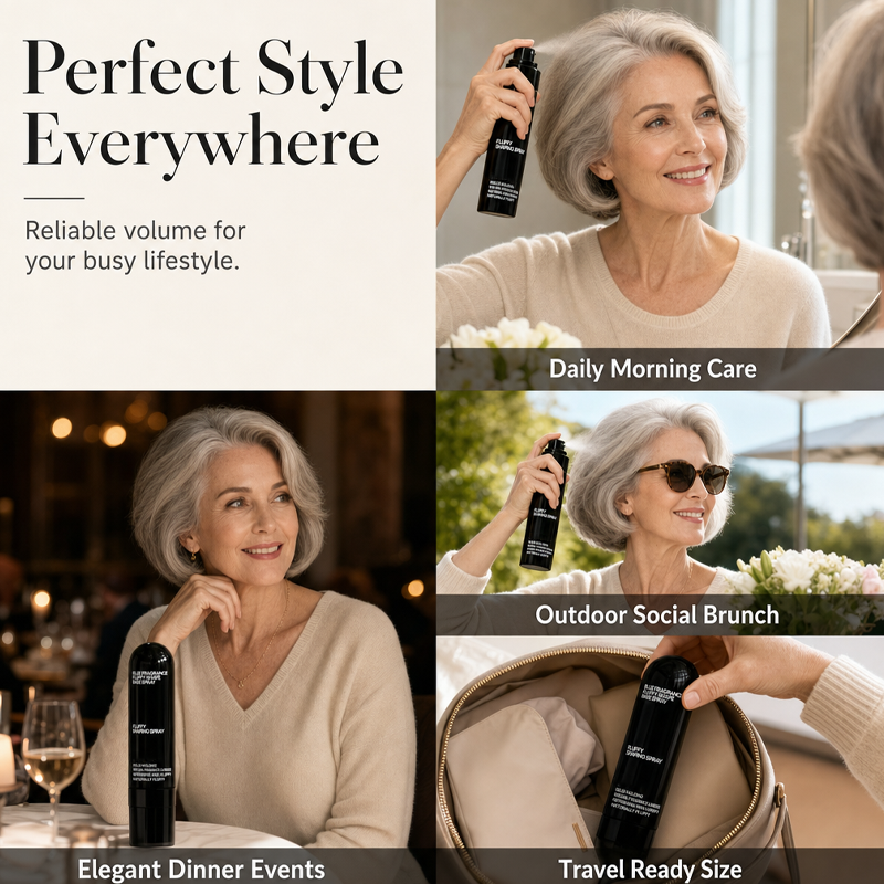 Fluffy Hair Spray – Instant Volume & Azure Scent