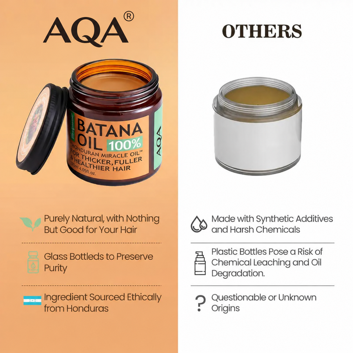 Pure Batana Oil for Hair Growth, 100% Raw Organic Honduran Batana Hair Mask, Nourishing Scalp Oil for Fuller, Thicker Hair, 4.06 fl oz