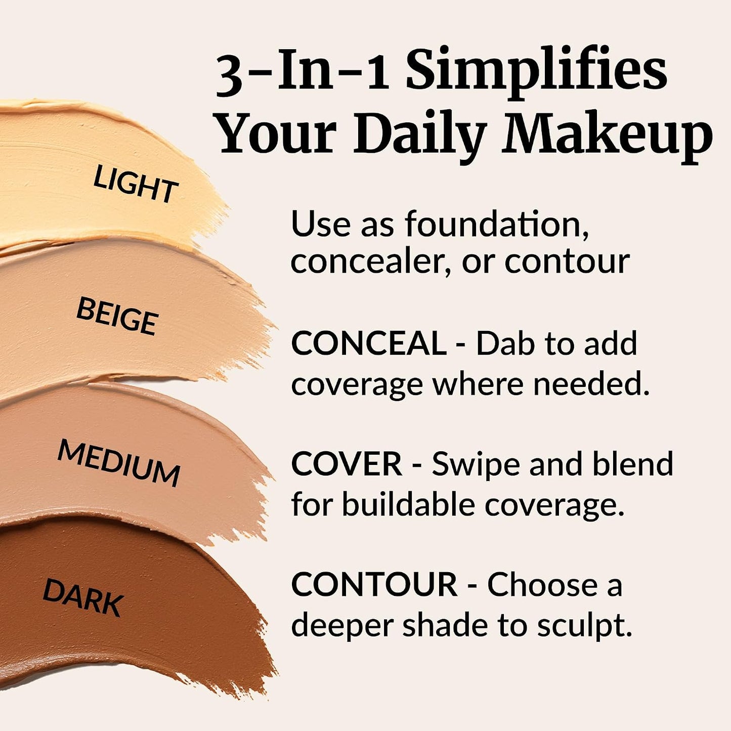 HZA Complexion Sticks, Foundation for Mature Skin