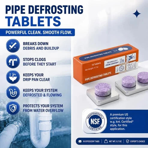Powerful Pipe Declogging & Cleaning Tablets