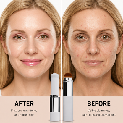 🎉BUY 1 GET 1 FREE🎉Color-Changing Foundation Stick with Collagen Capsules - Dual-Ended with Detachable Brush