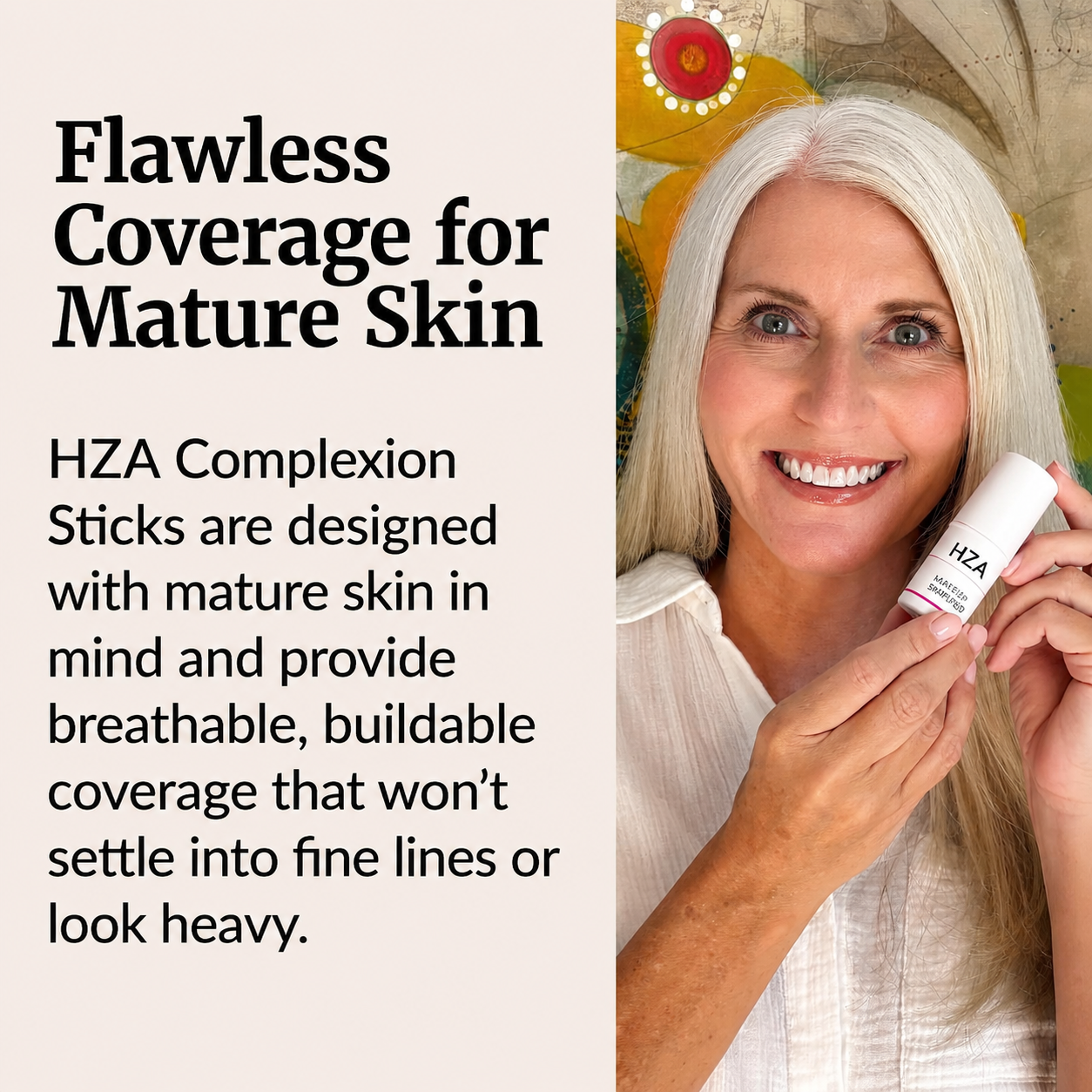 HZA Complexion Sticks, Foundation for Mature Skin