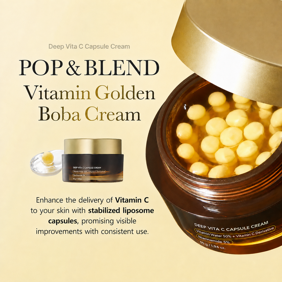 Golden Boba Vitamin C Capsule Cream