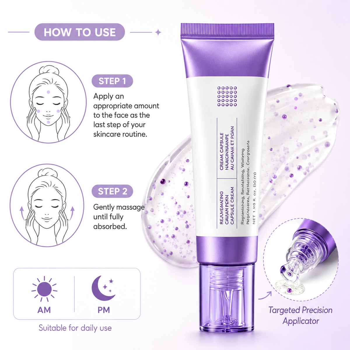 PDRN Capsule Cream – Deep Hydration & Firming Face Moisturizer