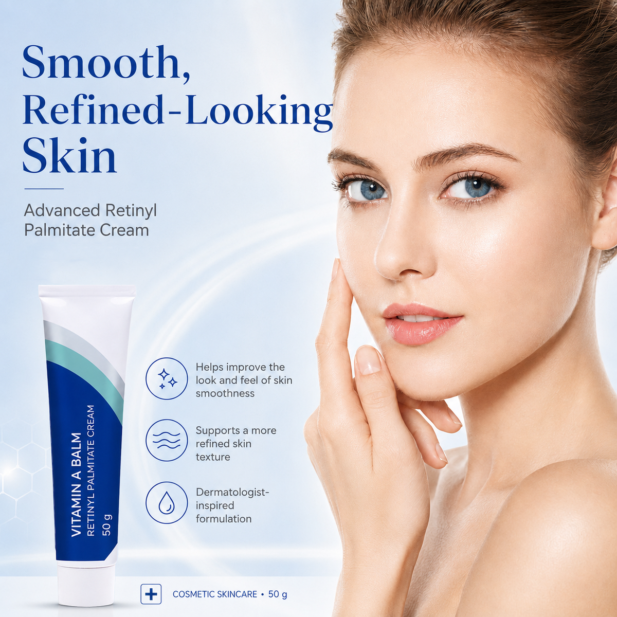 Vitamin A Balm 50g – Retinyl Palmitate Cream for Smoother, Firmer-Looking & Hydrated Skin