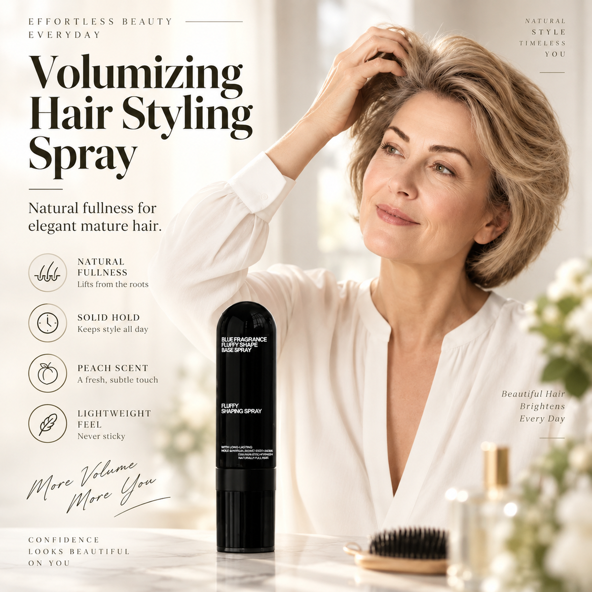 Peach-Scented Volumizing & Setting Spray