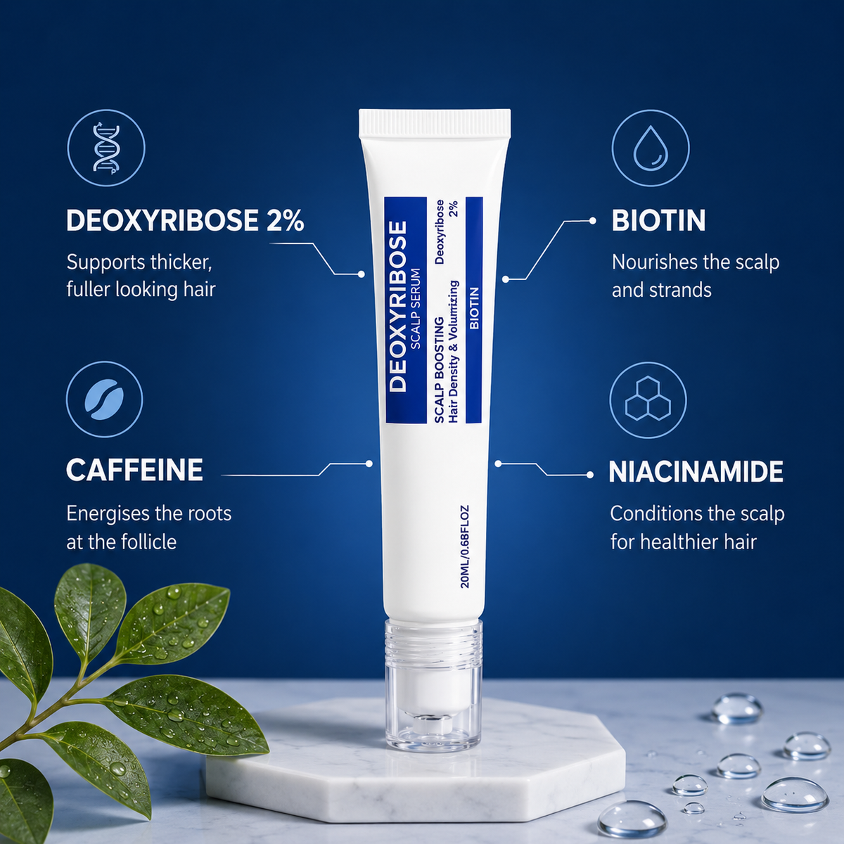 Deoxyribose Scalp Serum