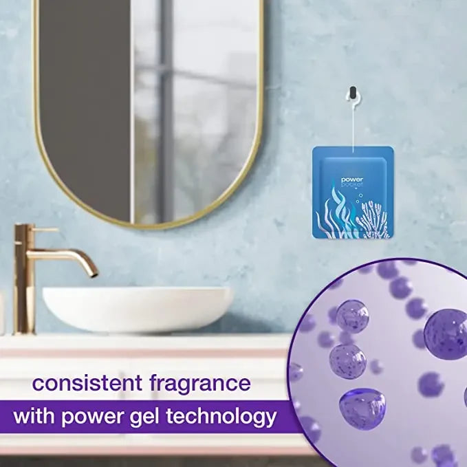 6-Scent Solid Gel Home Fragrance Set | Long-Lasting Hanging Freshener for Bathroom & Small Spaces
