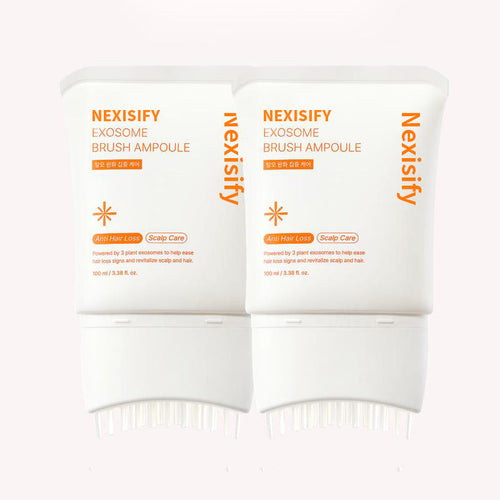 Nexisify Hair Growth Serum (with built-in applicator brush) | Exosome scalp care for thicker, stronger hair – Korean hair care product