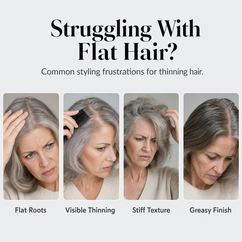 Peach-Scented Volumizing & Setting Spray – Lightweight, Bouncy Hair & Long-Lasting Hold ✨